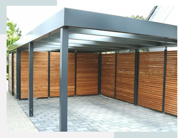 Навесы для парковки в Сарове