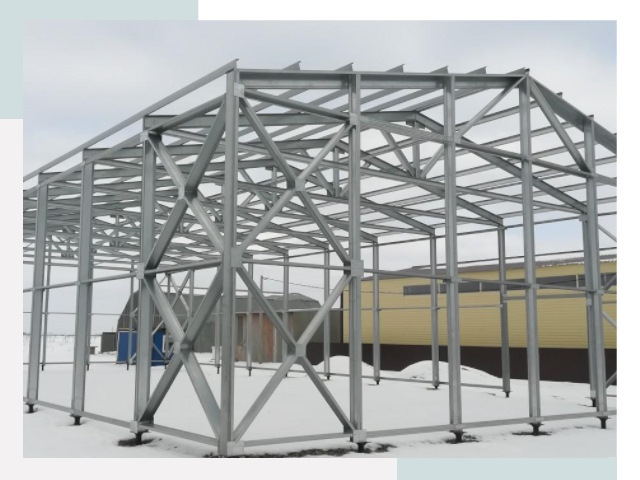 Каркасные ангары в Сарове