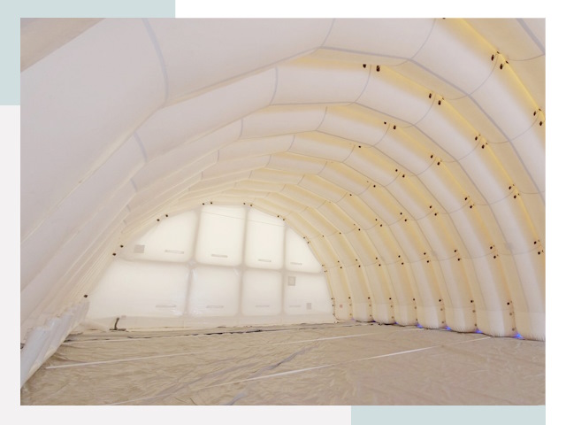 Пневмокаркасные ангары в Сарове