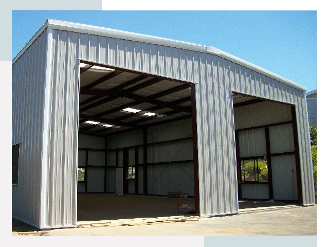 Легковозводимые ангары в Сарове