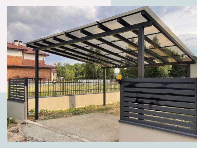 Металлические навесы в Саров от 625 руб. за м²