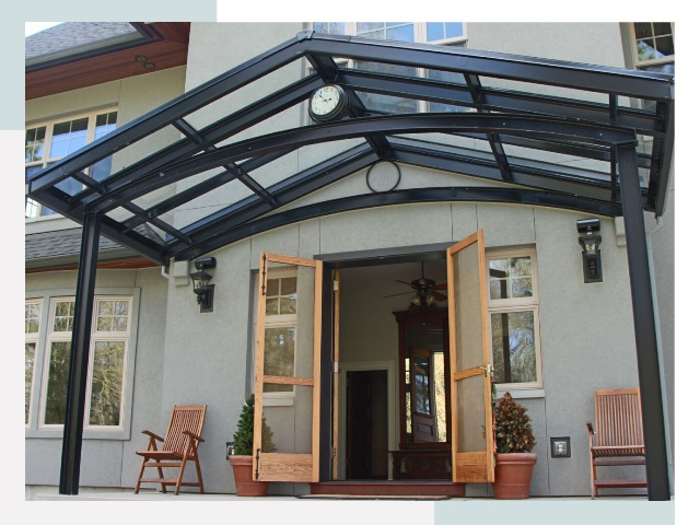 Козырьки металлические в Сарове