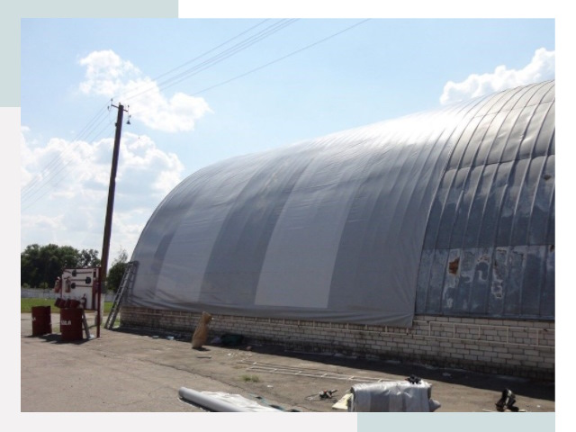 Ремонт ангаров в Сарове