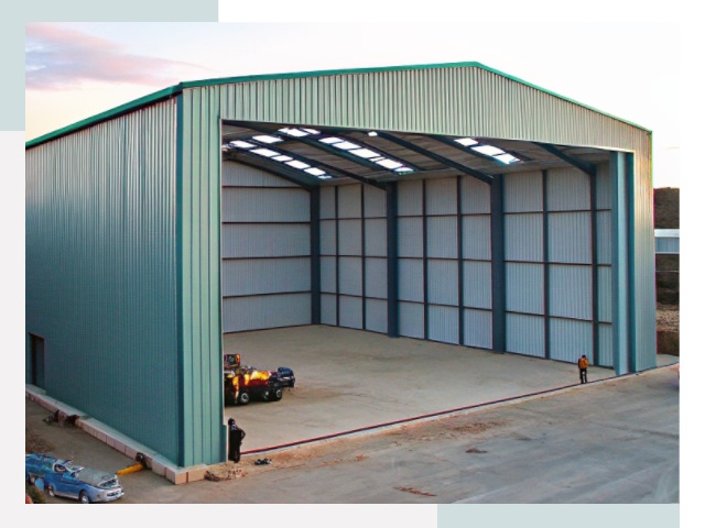 Строительство ангаров в Сарове